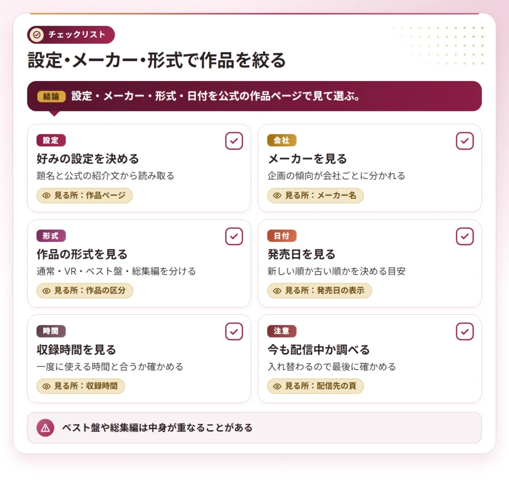 40dai av actress checklist