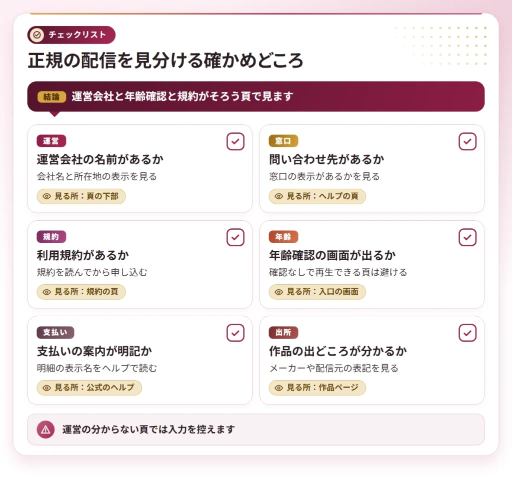 hitoe av joyu checklist 3